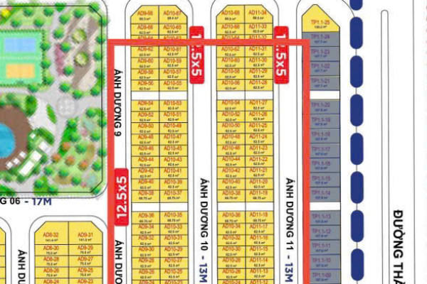 Vinhomes Cổ Loa Bán căn LK Ánh Dương 10-11